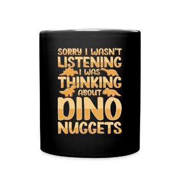 On n’est jamais trop vieux pour les nuggets de poulet - Mug uni - noir - Devant