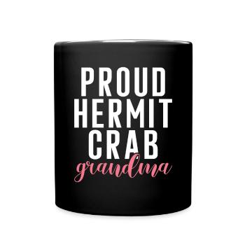 Hermit Crab Gifts - Full Colour Mug - black - Front