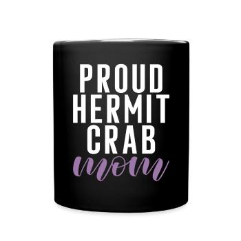 Cadeaux de crabe ermite - Mug uni - noir - Devant