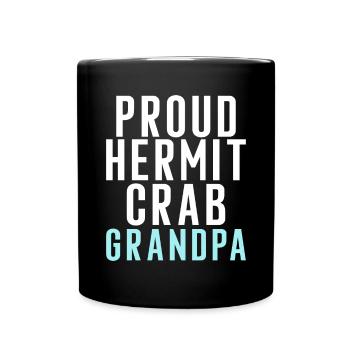 Hermit Crab Gifts - Full Colour Mug - black - Front
