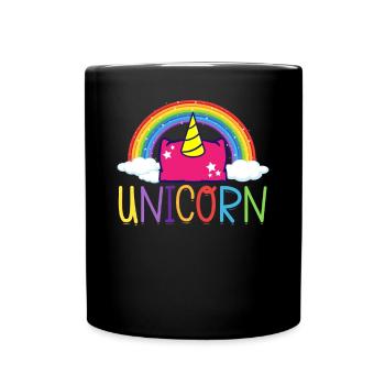 Trou de maïs Cornhole - Mug uni - noir - Devant