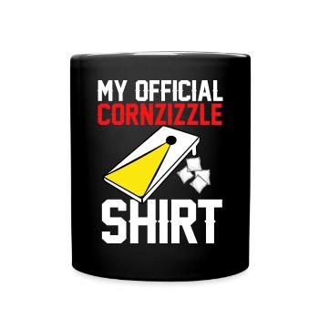 Trou de maïs Cornhole - Mug uni - noir - Devant