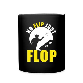 Lustiges Cornhole Corn Hole - Tasse einfarbig - Schwarz - Vorne