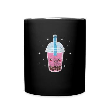 Bubble Tea Boba Tea Kawaii Cadeau - Mug uni - noir - Devant