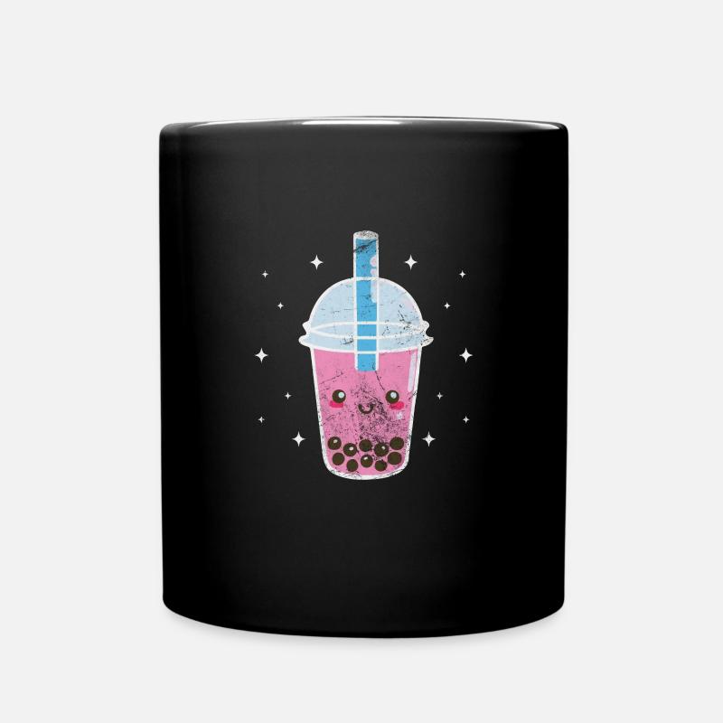 Bubble Tea Boba Tea Kawaii Cadeau - Mug uni - noir