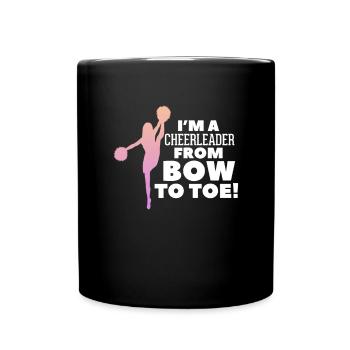 Cheerleader - Tasse einfarbig - Schwarz - Vorne