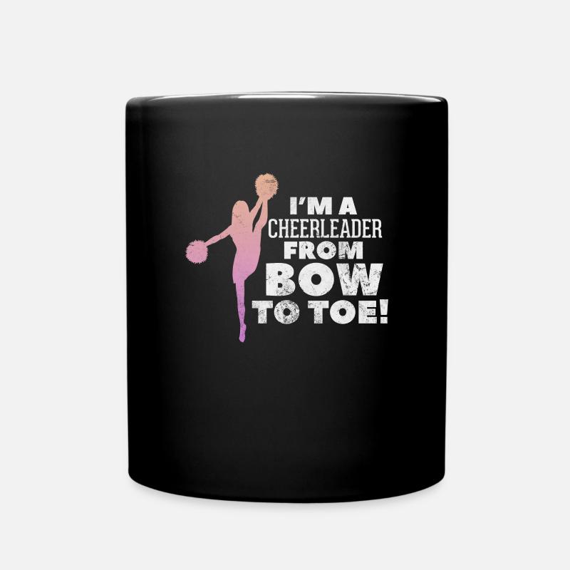 Cheerleader Cheerleading Sport Gymnastics Gift - Mug uni - noir