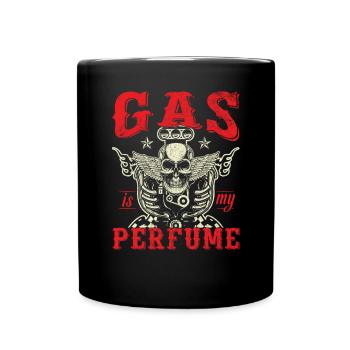 Le gaz est mon parfum - Mug uni - noir - Devant