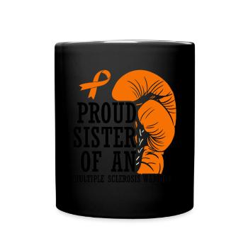Fière soeur d’un - Mug uni - noir - Devant