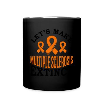 Ms-conscience débarrassons-nous de la sclérose en plaques - Mug uni - noir - Devant