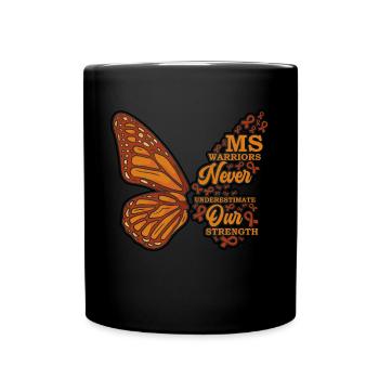 Ms-conscience débarrassons-nous de la sclérose en plaques - Mug uni - noir - Devant