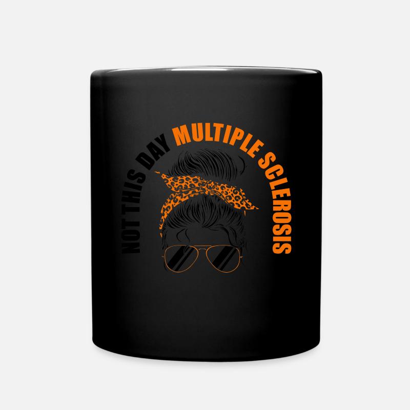 Ms Nicht Heute - Multiple Sklerose - Tasse einfarbig - Schwarz