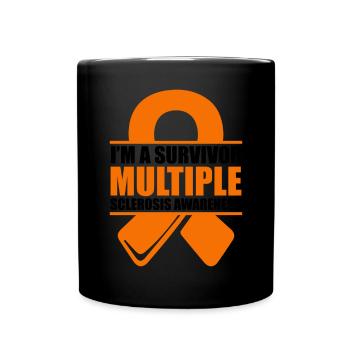 Guerriers de la sclérose en plaques pour la conscience de la SEP - Mug uni - noir - Devant