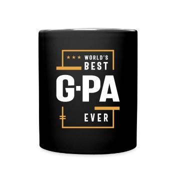 G-Pa: World's Best Ever - Father's Day - Full Colour Mug - black - Front