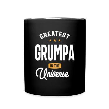 Universe's Greatest Grumpa - Father's Day - Full Colour Mug - black - Front