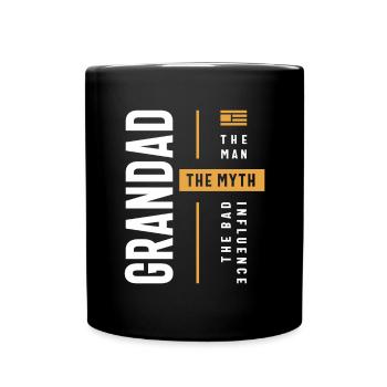 Grandad: Legendary Bad Influence - Father's Day - Full Colour Mug - black - Front