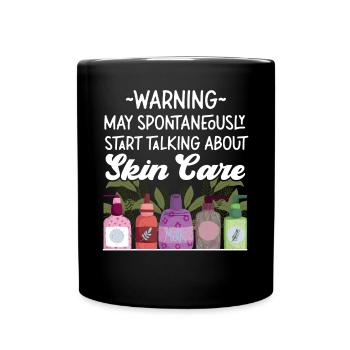 Cute Licensed Esthetician Skincare - Tasse einfarbig - Schwarz - Vorne
