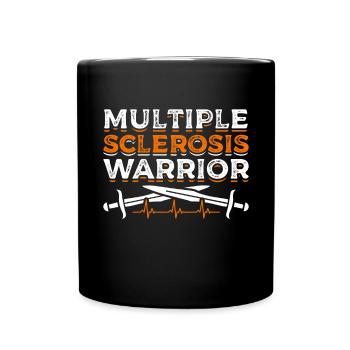 Guerriers de la sclérose en plaques pour la conscience de la SEP - Mug uni - noir - Devant