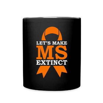 Ms-conscience débarrassons-nous de la sclérose en plaques - Mug uni - noir - Devant