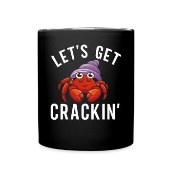 Cadeaux de crabe ermite - Mug uni - noir - Devant