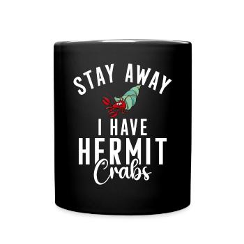 Hermit Crab Gifts - Full Colour Mug - black - Front