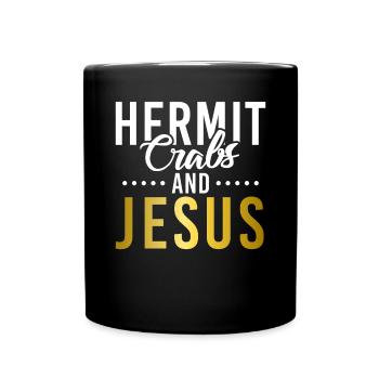 Cadeaux de crabe ermite - Mug uni - noir - Devant