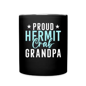 Einsiedlerkrebs-Geschenke - Tasse einfarbig - Schwarz - Vorne