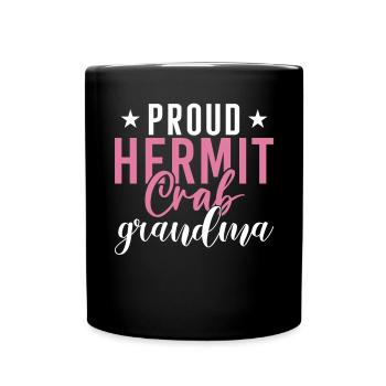 Hermit Crab Gifts - Full Colour Mug - black - Front