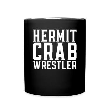 Cadeaux de crabe ermite - Mug uni - noir - Devant
