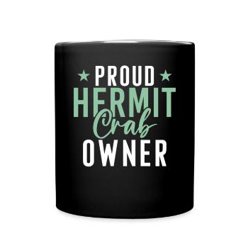 Cadeaux de crabe ermite - Mug uni - noir - Devant