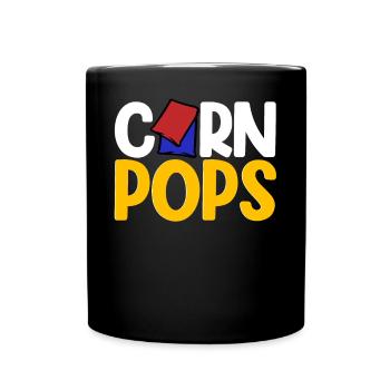 Cornhole Trou de maïs - Mug uni - noir - Devant