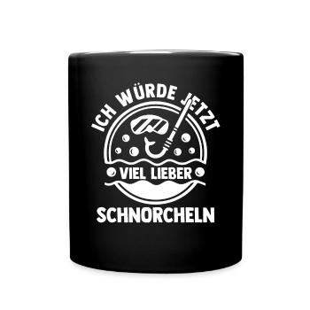 Schullehrer Lehrer - Tasse einfarbig - Schwarz - Vorne