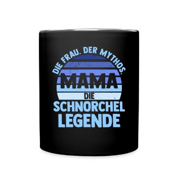 Schullehrerin Lehrerin - Tasse einfarbig - Schwarz - Vorne