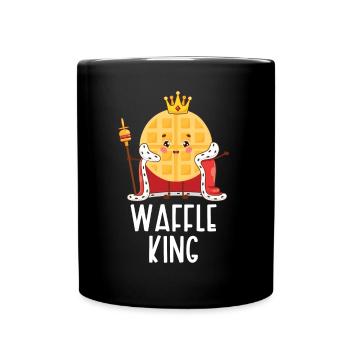 Waffle King - Full Colour Mug - black - Front