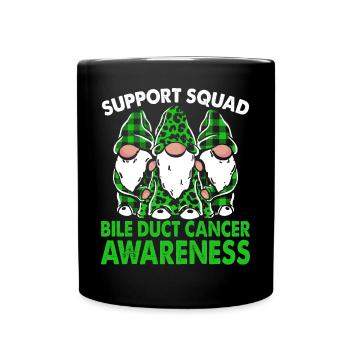 Mois de la sensibilisation au cancer des canaux biliaires de l’Escouade de soutien - Mug uni - noir - Devant