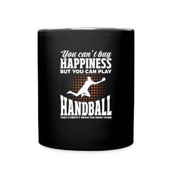 Handball - Full Colour Mug - black - Front