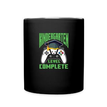 Kindergarten Child School Enrollment School Gift - Full Colour Mug - black - Front