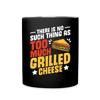 Love Grilled Cheese Men Women - Tasse einfarbig - Schwarz - Vorne