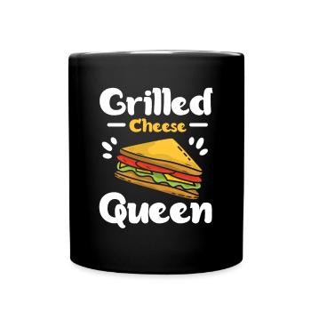Love Grilled Cheese Men Women - Tasse einfarbig - Schwarz - Vorne
