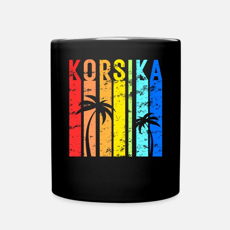 Corse Vacances Corse Corse Idée - Mug uni - noir