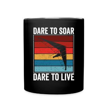 Dare to climb up, dare - Full Colour Mug - black - Front