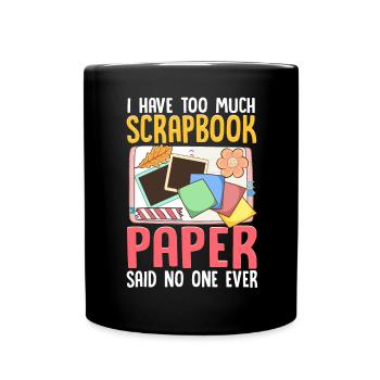Scrapbooking Scrapbooker - Mug uni - noir - Devant
