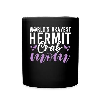 Hermit Crab Gifts - Full Colour Mug - black - Front