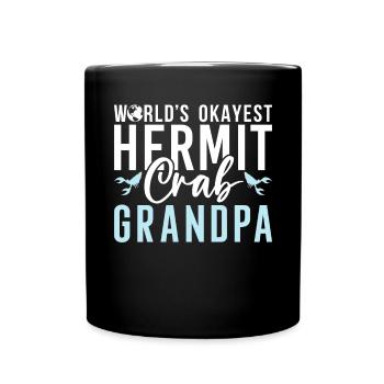 Hermit Crab Gifts - Full Colour Mug - black - Front