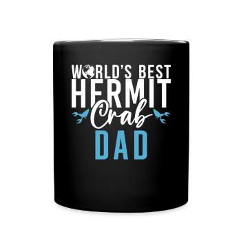 Cadeaux de crabe ermite - Mug uni - noir - Devant
