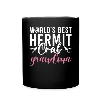 Einsiedlerkrebs-Geschenke - Tasse einfarbig - Schwarz - Vorne