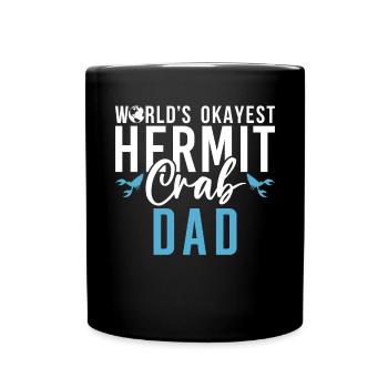 Hermit Crab Gifts - Full Colour Mug - black - Front