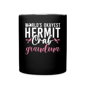 Cadeaux de crabe ermite - Mug uni - noir - Devant