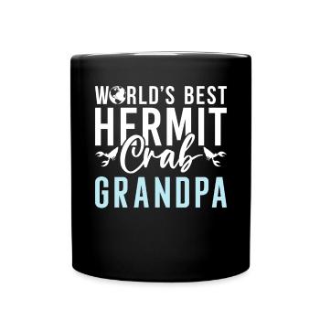 Einsiedlerkrebs-Geschenke - Tasse einfarbig - Schwarz - Vorne