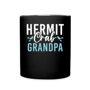 Cadeaux de crabe ermite - Mug uni - noir - Devant